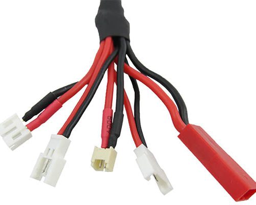 5x single cell multi charge cable