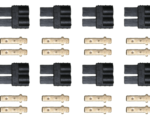 ac ctxm male traxxas connectors