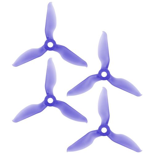 racekraft 3076 clear purple 3 blade set of 4 1