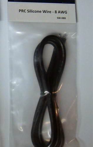 silicone wire 08awg black