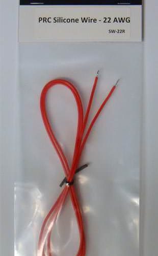 silicone wire 22awg red